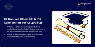 IIT Roorkee Offers UG & PG Scholarships for AY 2024-25; Check Eligibility Criteria and Benefits Here